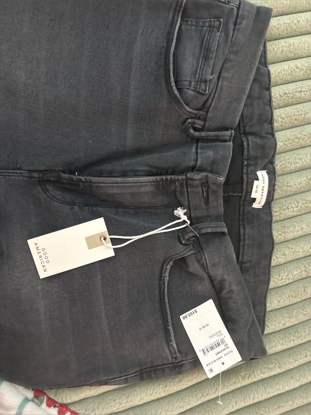 Good American black fits all size 14-18 women Jeans